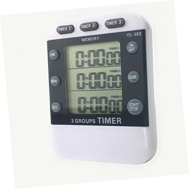 Gatuida No Ticking Dual Timer Digital Visual Stopwatch Display Referee
