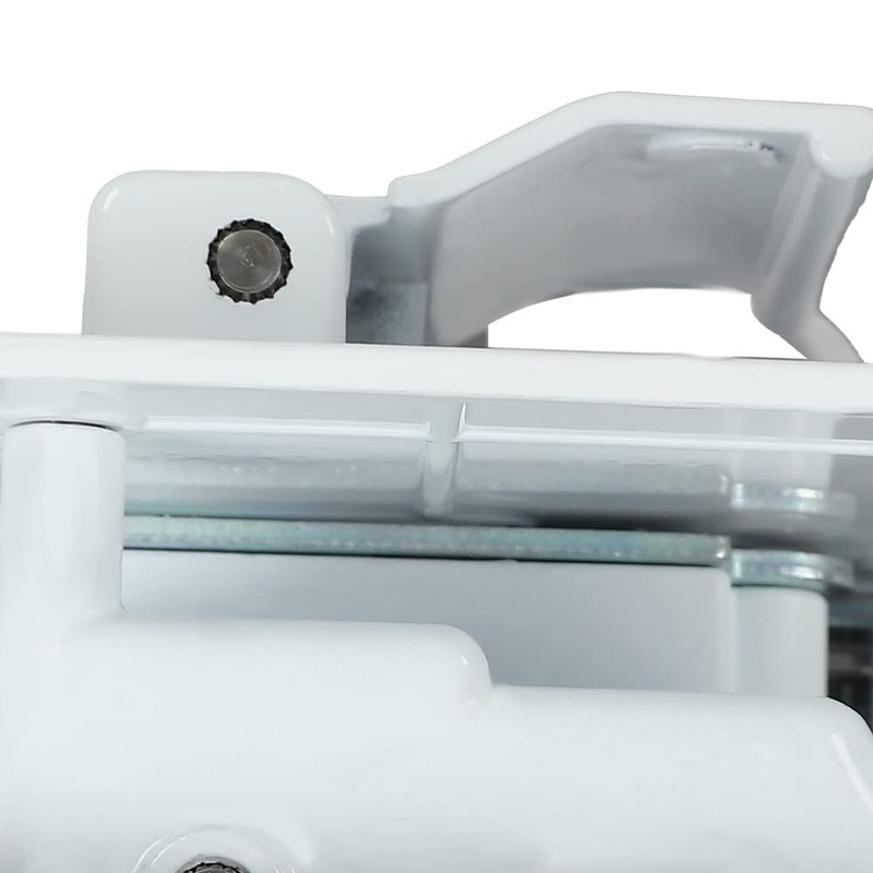 G-PLUS RV Entry Door Lock Handle Knob White Trailer Door