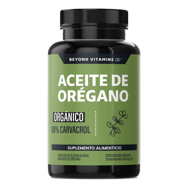 Beyond Vitamins | Aceite De Oregano Orgánico 100% Natural Con