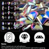 18 Styles Multi-shaped Glass Gemstones for Nails and 6 Sizes