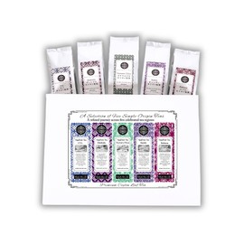 Opal Noir Tea Premium Ceylon Black Tea Set 5 Origins Taste Comparison Tea Leaves Leaf Tea Assortment (Total 8.8 oz (250 g))