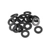 sourcingmap Rubber Flat Washers 17mm OD 10mm ID 2mm Thickness
