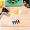 WOONEKY 6pcs Golf Ball Line Marking Kit Accurate Alignment Tool