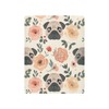 Crib Sheets Pug Dog Flowers Stretchy Portable Sheets for Baby