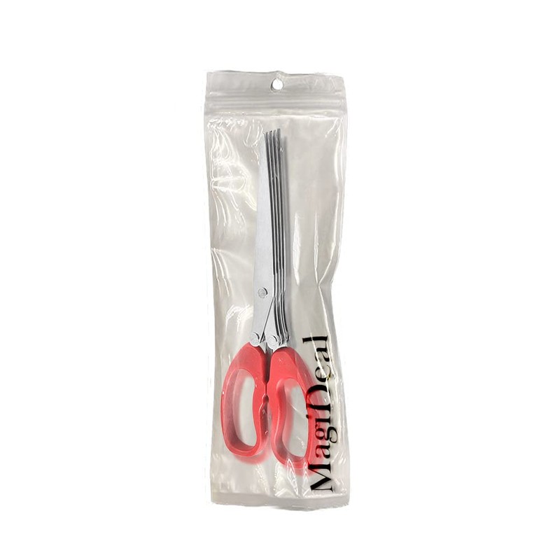 MagiDeal Shredder Scissors Multipurpose Multi-Blade Cutting Shears with Stainless Steel