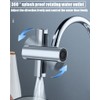 Kitchen Faucet 4 Ways of Water Discharge,360°Rotate Faucet Attachment for