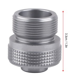 Gas Tank Adapter, Gas Canister Burner Aluminum Alloy Camping Stove Convertor Valve