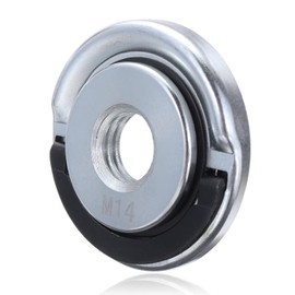 Mesee 2 Pieces M14 Quick Clamping Nuts Angle Grinder Locking Retaining Flange Nut Quick Release Nut Replacement Parts Pressure Plate Fastener for Most Angle Grinder