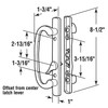 Prime-Line C 1280 Mortise Style Sliding Patio Door Handle Set