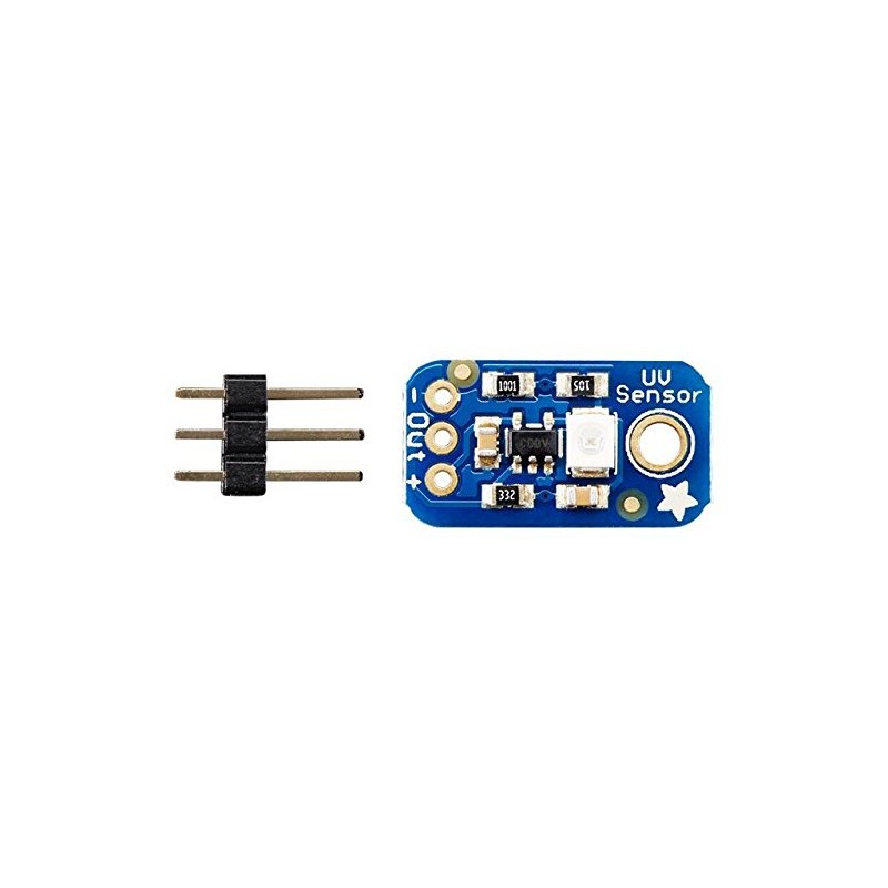 Adafruit GUVA-S12SD Analog UV Light Sensor Breakout - Tabletop Mounting