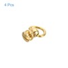 sourcing map 4Pcs Brass Rivets Stud Screw, 11.5mm Solid Brass