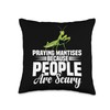 Mantis Eggs Costume Insect Owner Praying Mantis Costume Throw Pillow