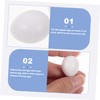 VICASKY 10pcs Large Realistic Fake Bird Eggs Simulation Solid Bird