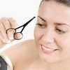 Mudder 3 Pieces Nose Hair Scissors Rounded Tip Scissors Facial