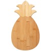 Totally Bamboo Pineapple Shaped Bamboo Wood Cutting Board and Charcuterie