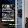 1080p Wireless Video Doorbell Camera with Smart AI Human Detection,