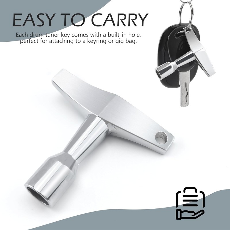 2PCS Drum Key - Drum Tuning Key - Quadrilateral Drum