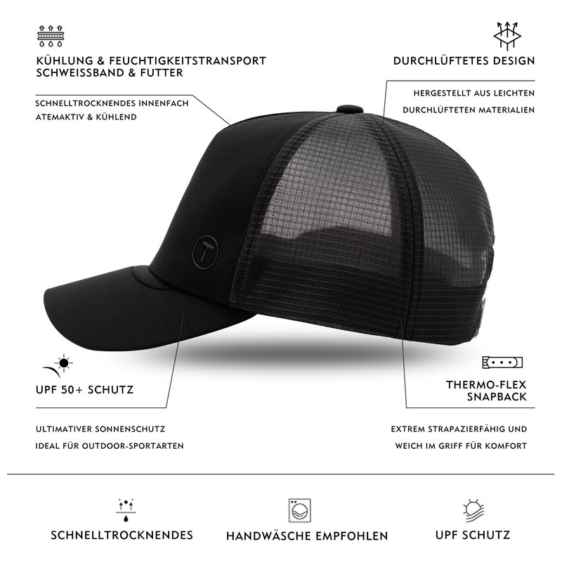 TOP-EX L/XL/XXLTrucker Cap Men's Snapback Baseball Cap Mesh Summer Baseball
