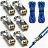 6-Pack Heavy-Duty Paracord Adjusters for Outdoor Activities