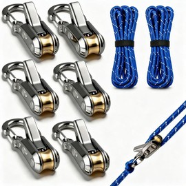 6-Pack Heavy-Duty Paracord Adjusters for Outdoor Activities