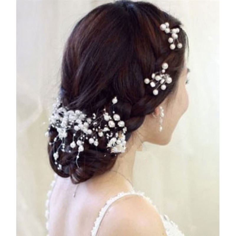 K & R Hairpin Pearl Wedding School Ceremony Hair Accessories