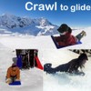 Sand Slide Winter Snow Sled Slidding Board Portable Lightweight Sand