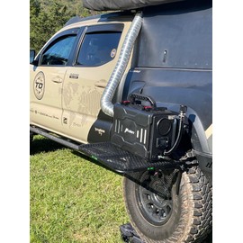 Tire Table Small Aluminum Camping Table for Camp, Travel, Tailgating, Biking, Hunting and Outdoor Work | Easily Holds 50 Pounds | No Tools or Hitch Required for Installation | 23.5" x 19" x 1.5"