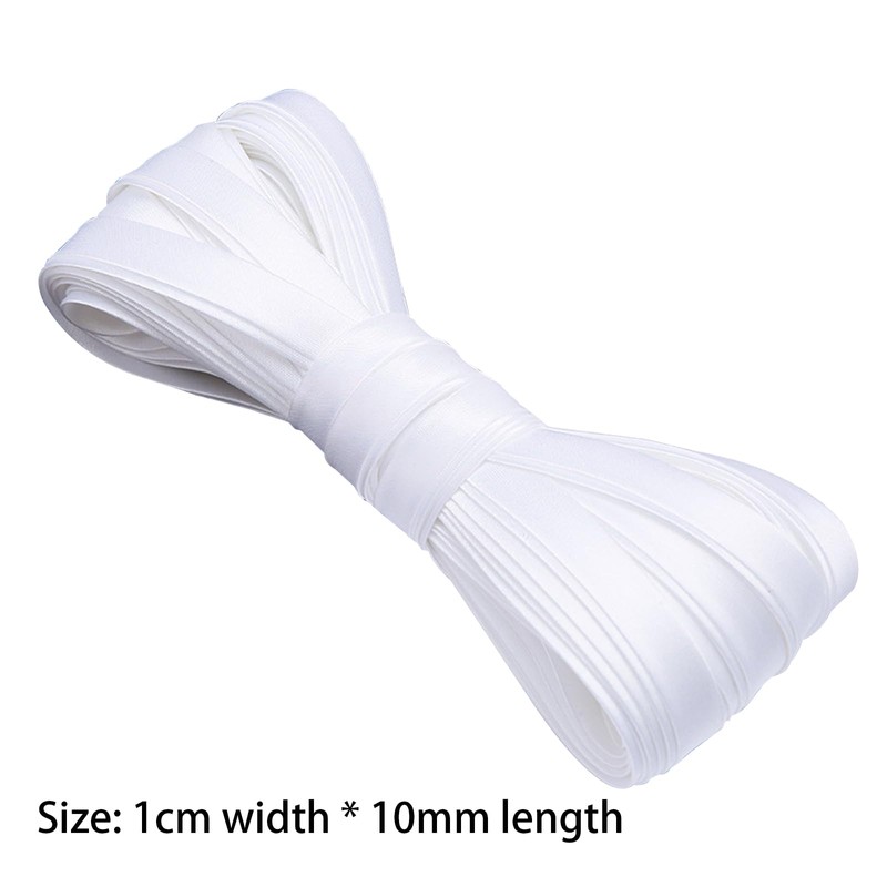 1cm*10m Satin Piping Trim, Polyester Piping Tape Cord for Sewing