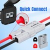 JacEnergy Battery Quick Disconnect Connector, Battery Cable Connector Quick Disconnect