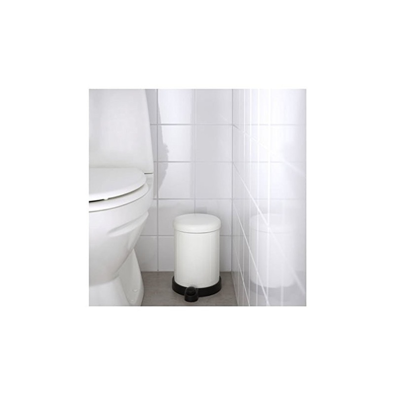 IKEA Toftan Trash Can White Size 1 Gallon 303.447.70