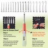 Yarniss Counting Crochet Hooks Set, 18 Size Light Up Crochet