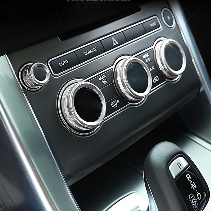4Pcs AC Air Conditioning Knob Trim Cover Fit For Range