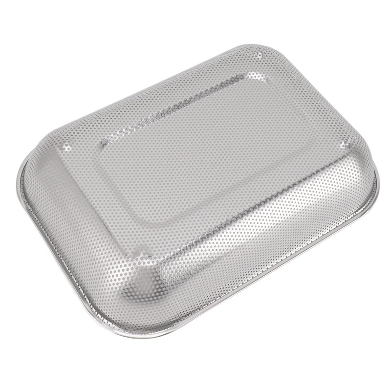 Rectangular Strainer Basket Stainless Steel Colander Strainer, Convenient Drainage, Moderate