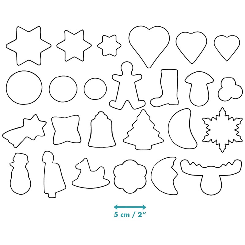 Grizzly Cookie Cutter Set - Various Shapes and Designs -