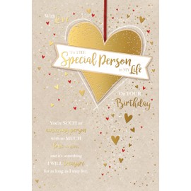 Wishing Well Birthday Card To The Special Person In My Life Studios - 6x9ins