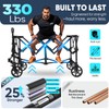 Sekey Collapsible Foldable Wagon with 330lbs Weight Capacity, Heavy Duty