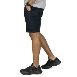 MISSION MADE Tactical Shorts for Men, Water Repellent, Lightweight, Premium Stretch, Hiking Outdoor Work Shorts (LAPD Navy, 36)