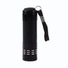 KIMISS Climbing Tools Aluminium Alloy 9 LED Ultra Violet Torch
