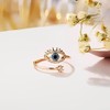 PET Seeker Evil Eye Ring in Gold I Ward off