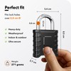 NovLock High Performance Combination Lock 4 Digit Weatherproof & 8