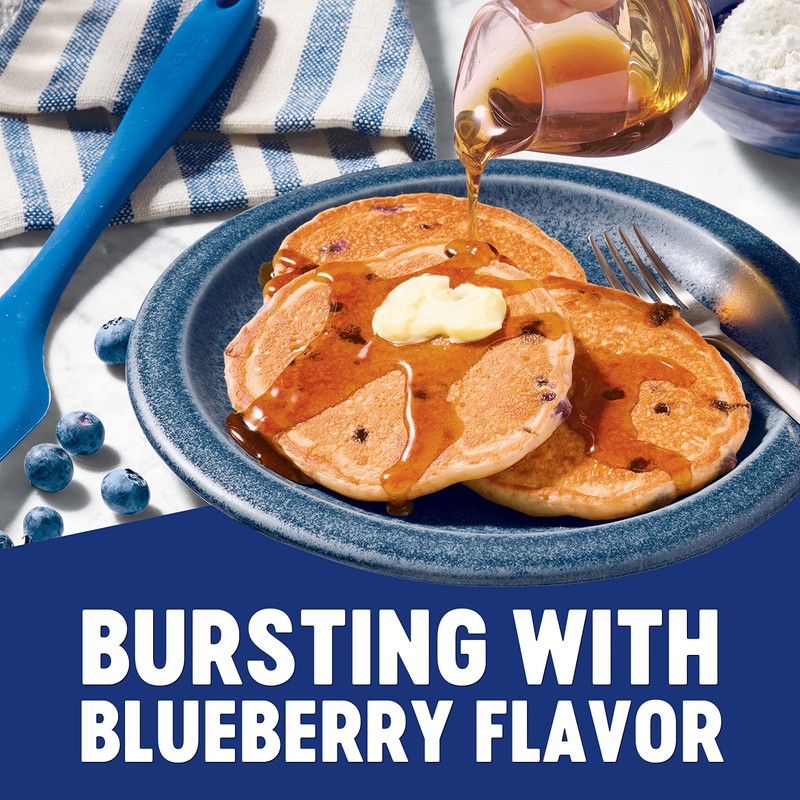 Krusteaz Light & Fluffy Complete Pancake Mix, Blueberry 25.2 Ounce