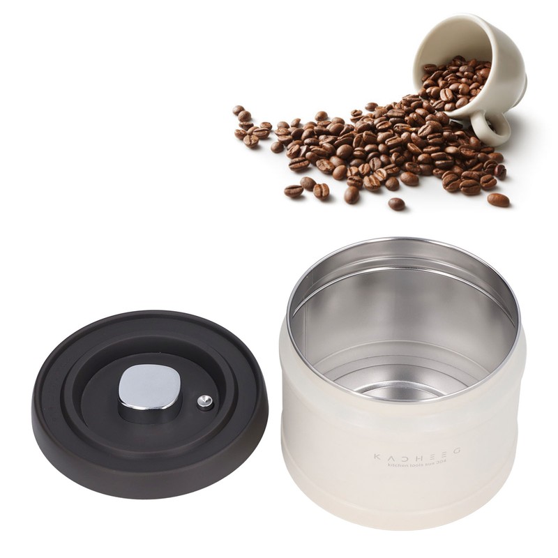 Vacuum Sealed Coffee Cans Large Diameter Good Sealing Stackable Stainless