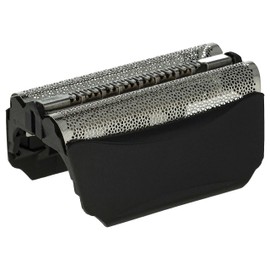 vhbw Double Shear Foil Replacement for Braun 51B, 51S for Electric Shavers - Type 51B + Frame, Black/Silver