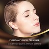 500ml Lash Shampoo Bulk, High-Purity Eyelash Cleanser for Extensions, Safe