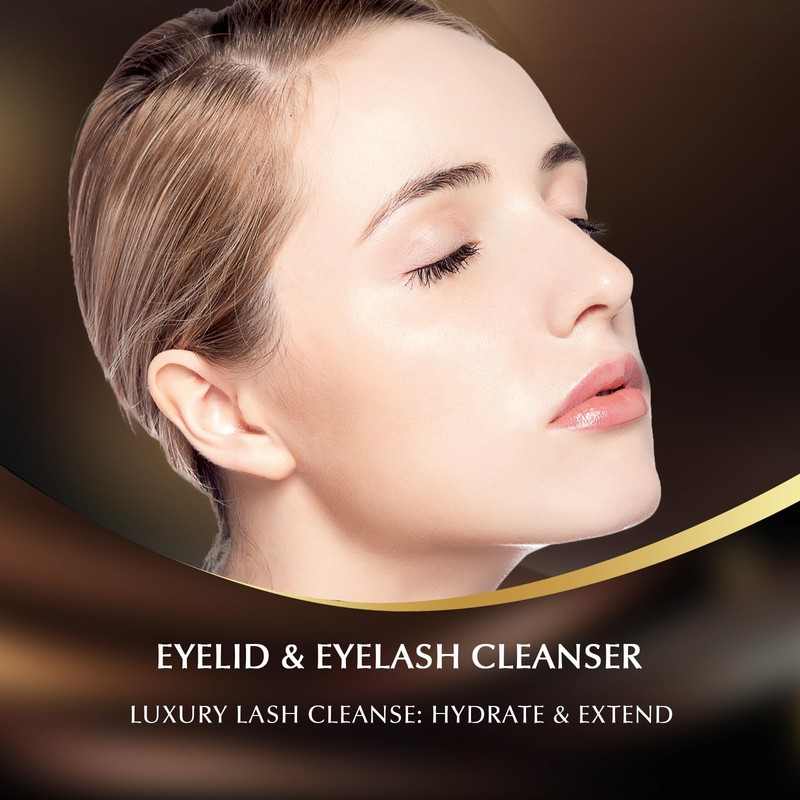 500ml Lash Shampoo Bulk, High-Purity Eyelash Cleanser for Extensions, Safe