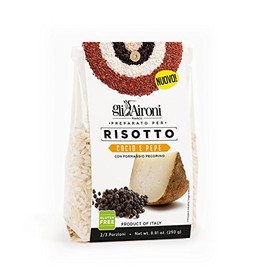gli Aironi Risotto Cacio e Pepe - Pecorino and Black Pepper Risotto with Carnaroli Rice 250 g