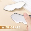 1 Stück Edelstahl Gua Sha, Metall Gua Sha, Gua Sha