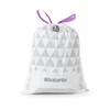 Brabantia PerfectFit - Bolsas de basura de plástico grueso (tamaño