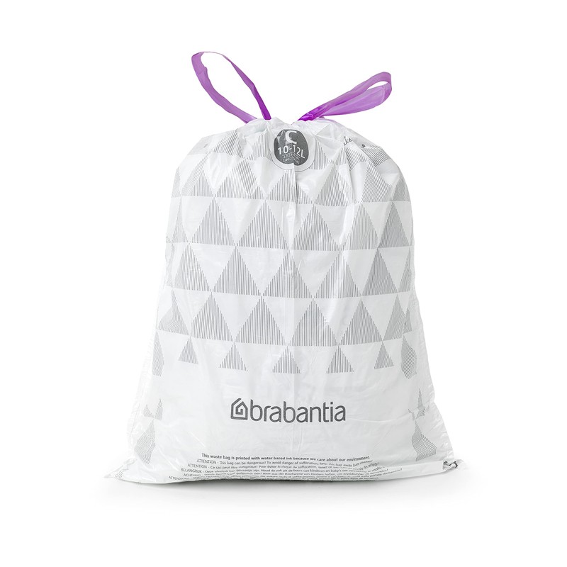 Brabantia PerfectFit - Bolsas de basura de plástico grueso (tamaño