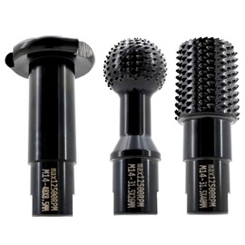 KURSTOL Woodworking Rotary Burr Set - 3pcs Wood Carving Burrs Drill Bit Milling Tool Groving Cutter with M14 Thread Rotary Grinding Head for Carving Grinding Polishing Engraving Reaming Groving